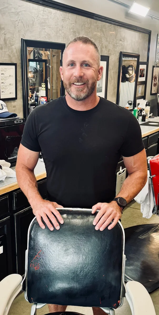 Chris at The Barbershop & Shaving Parlor