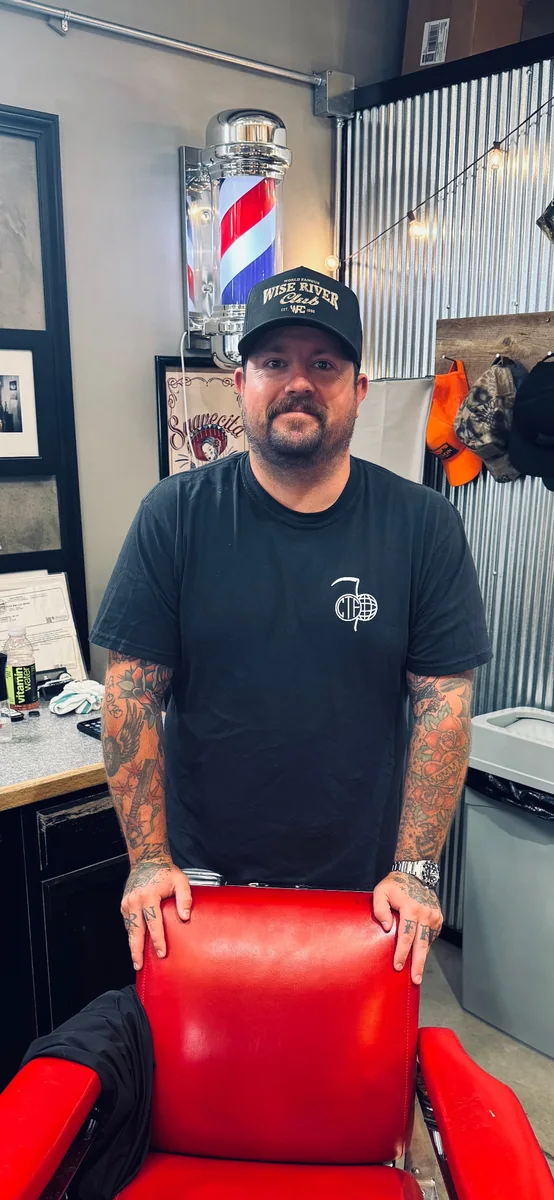 Matt at The Barbershop & Shaving Parlor